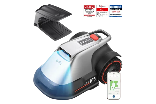 eufy Mähroboter E18 mit Garage und App